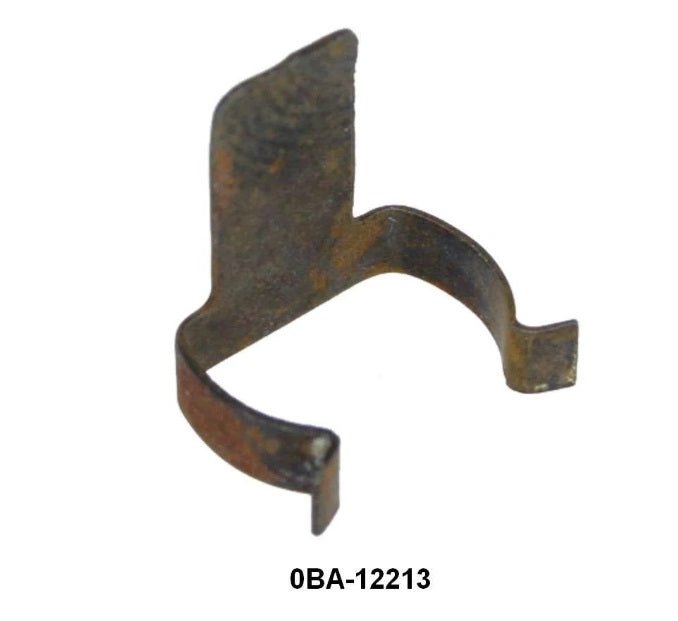 Distributor shaft to rotor clip 0BA-12213 for Ford 1949 to 1956 Passenger and Pick Up V8, and 1949 to 1964 Passenger and Pick Up 6 cylinder. 