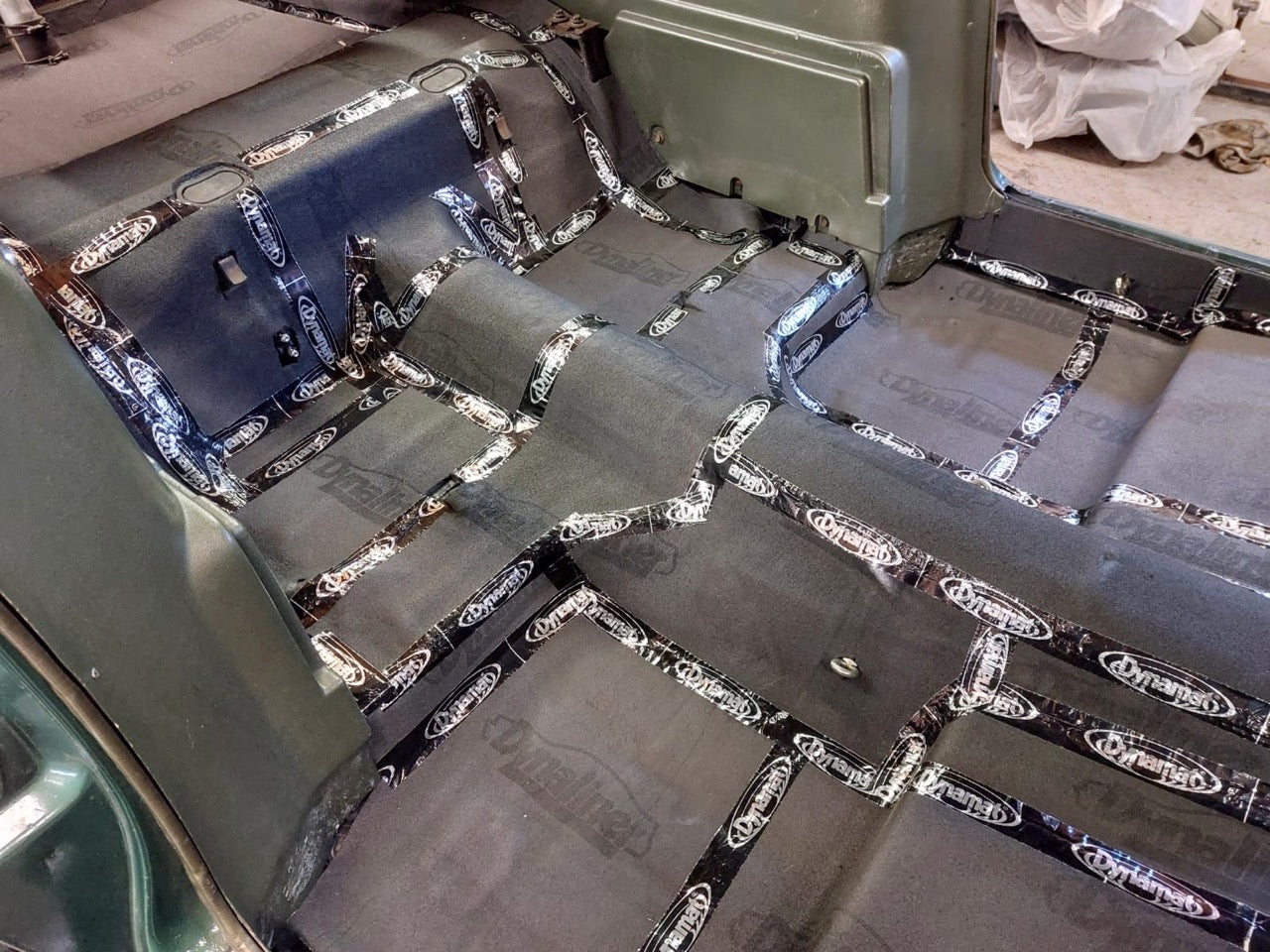 Ford Mustang Floor Insulation