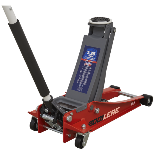 Low Profile Trolley Jack with Rocket Lift 2.25 Tonne - Red 2001LERE