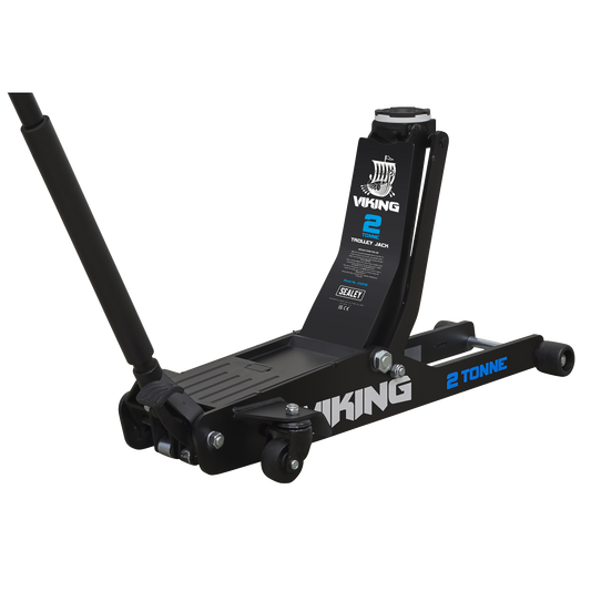 Viking Low Profile Professional Long Reach Trolley Jack with Rocket Lift 2 Tonne 2100TB