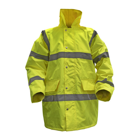 Worksafe® Hi-Vis Yellow Jacket with Quilted Lining - Large 806L