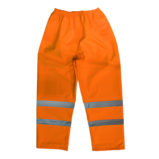 Worksafe® Hi-Vis Orange Waterproof Trousers - Medium 807MO