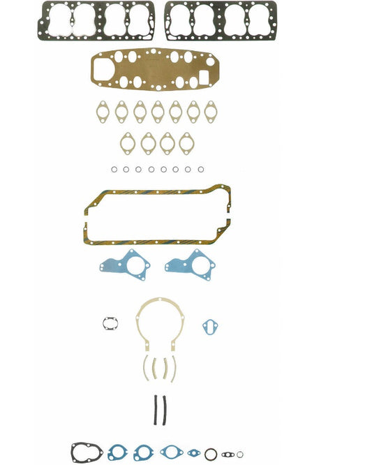 8BA Engine Gasket Set 8BA-6008, 8BA-6008-ST, B5C-6008-ST, FS7525B, 8BA-6008-K (Ford F-1, F-2, F-3)