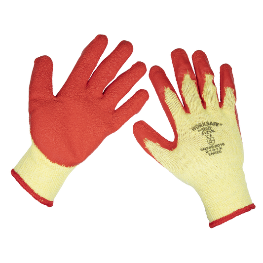 Worksafe® Super Grip Knitted Gloves with Latex Palm, X-Large - Pack of 12 Pairs 9121XL/12