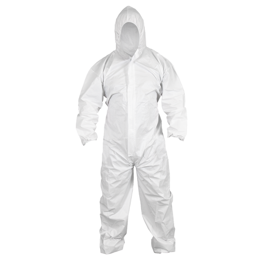 Worksafe® Type 5/6 Disposable Coverall - Large 9602L