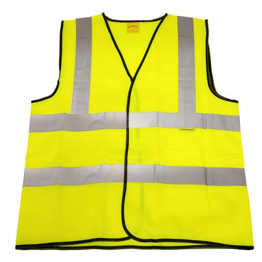 Worksafe® Hi-Vis Yellow Waistcoat - Large 9804L