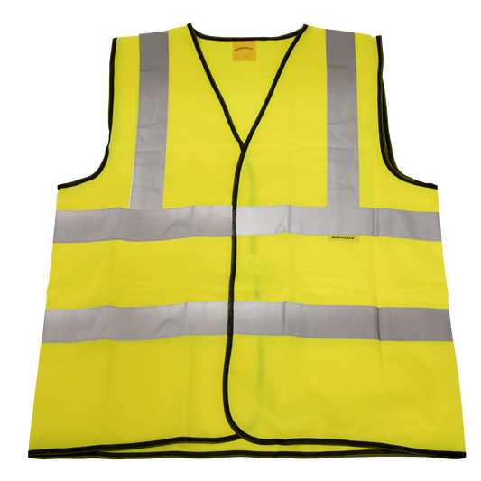 Worksafe® Hi-Vis Yellow Waistcoat - Medium 9804M