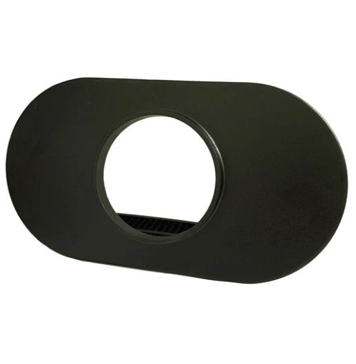 Air Cleaner 15" Oval Cobra Black ** - Belcher Engineering