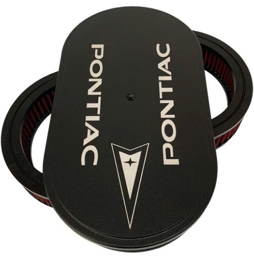 Air Cleaner 15" Pontiac Black ** - Belcher Engineering