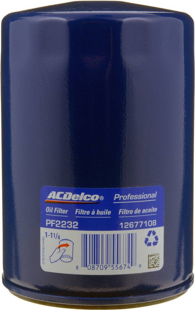 Oil Filter PF2232 Express 2500 3500 06-16, Savana 2500 3500 06-16 Silverado 2500 01-19