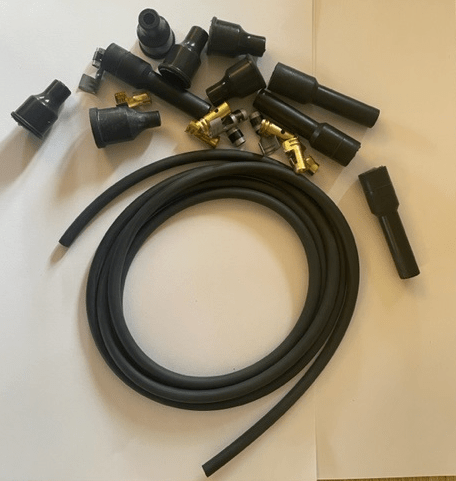 Plug Leads (Spark Plug Leads) 4 Cylinder Black KIT - Belcher Engineering