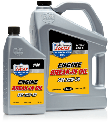 Break-in oil - Belcher Engineering