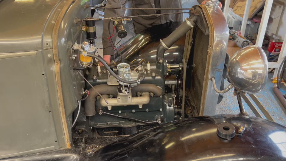 Load video: Model A Engine with Stromberg Carb