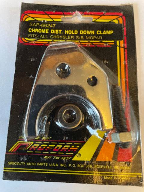 Chrome Distributor Hold Down Clamp-Mopar - Belcher Engineering