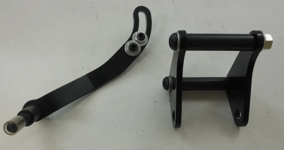 Adjustable Power Steering Bracket-Black RPC R3838BK - Belcher Engineering