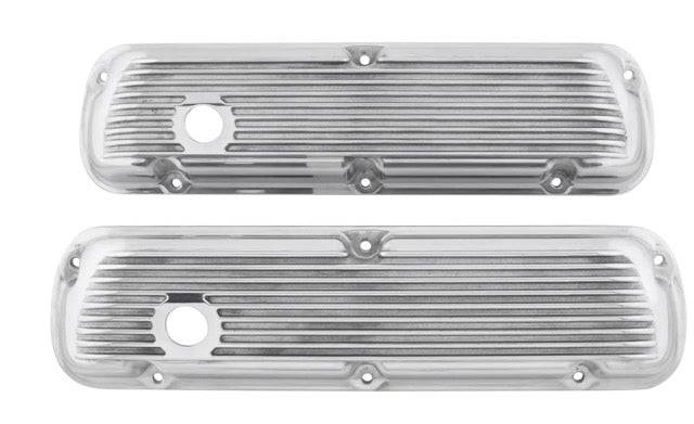 Valve Covers SBF Nostalgia Finned (Aluminium) - Belcher Engineering