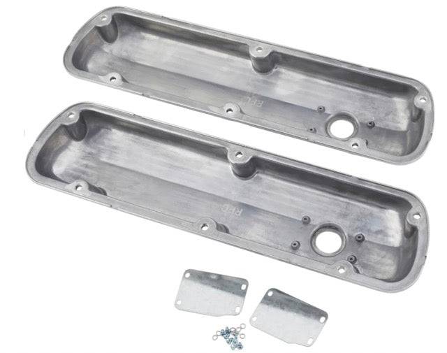 Valve Covers SBF Nostalgia Finned (Aluminium) - Belcher Engineering