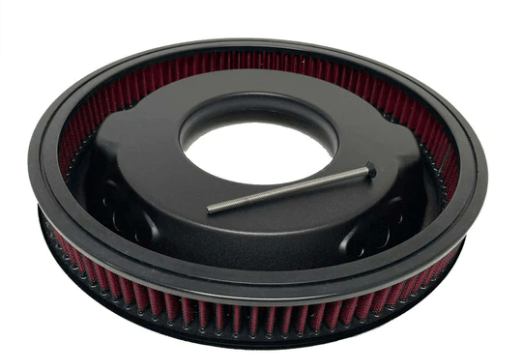 Air Cleaner 14" Round Mustang (Black) - Belcher Engineering