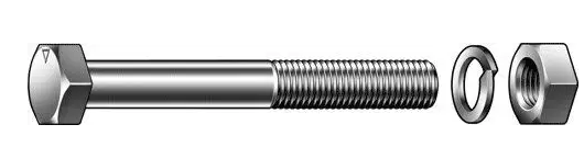 Generator Pivot Bolt and Nut - Belcher Engineering