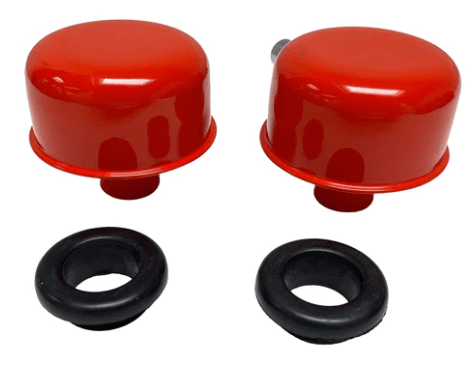 Push in Breather Cap Red - Belcher Engineering