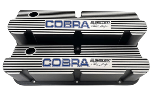 Valve Covers SBF Black Shelby Cobra ** - Belcher Engineering