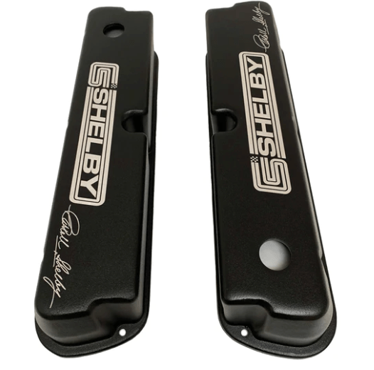 Valve Covers SBF (WIndsor) Shelby Signature Black** - Belcher Engineering