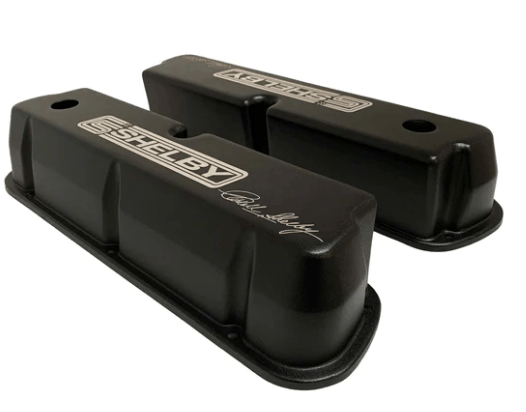 Valve Covers SBF (WIndsor) Shelby Signature Black** - Belcher Engineering