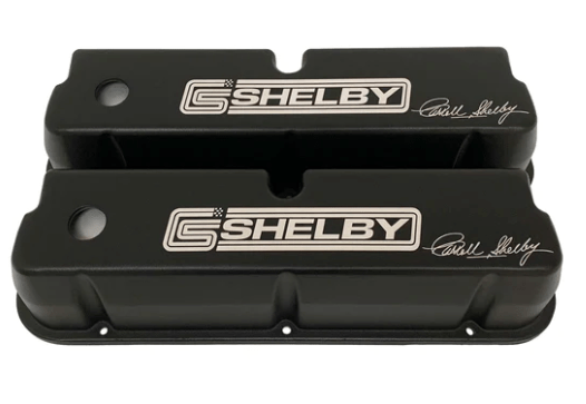 Valve Covers SBF (WIndsor) Shelby Signature Black** - Belcher Engineering