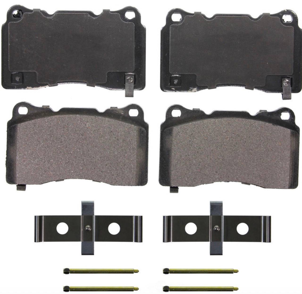 Disc Brake Pads (Front)-ZX1050A Mustang 2007, 08, 09, 10, 11, 12 - 2013